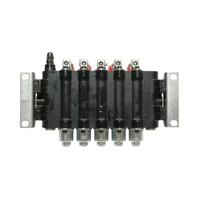 Distribuitor hidraulic 5 manete, debit 80L/min, presiune 200 bar Breckner Germany - imagine 7