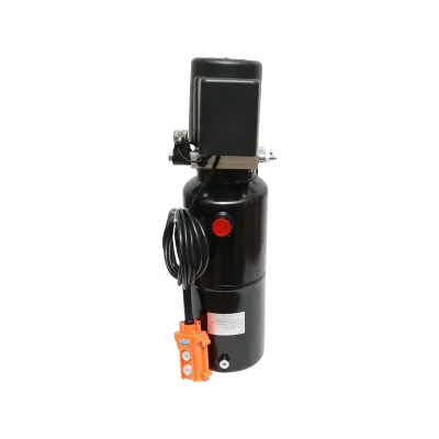 Pompa basculare 24V, 2,2kW 150 bar, cu rezervor metalic 10L si telecomanda