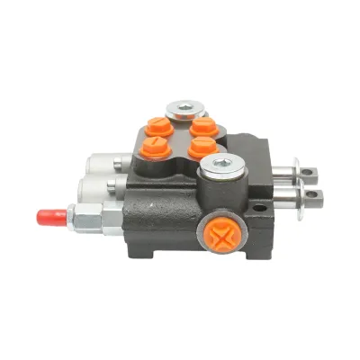 Distribuitor hidraulic cu 2 manete, lungime cablu 2.5m, presiune 250 bar, debit 40L/min Breckner Germany - imagine 7