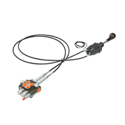 Distribuitor hidraulic cu joystick, lungime cablu 2m presiune 250 bar debit 40L/min Breckner Germany - imagine 5