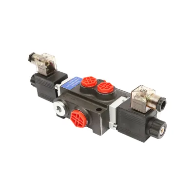 Distribuitor hidraulic P40 electromagnetic cu 1 cale, 12V Breckner Germany - imagine 2