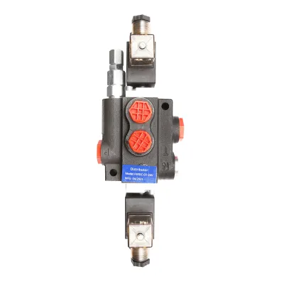 Distribuitor hidraulic P40 electromagnetic cu 1 cale, 24V Breckner Germany