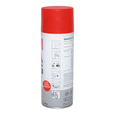 Spray vopsea Magic rosu passion 21D 450 ml  - imagine 2