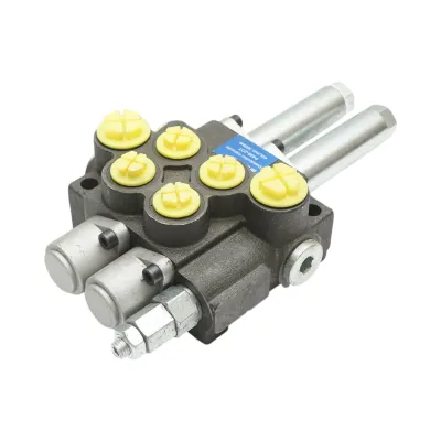 Distribuitor hidraulic 40L/min 300 bar P40 pentru cablu joystick cu 2 circuite Breckner Germany