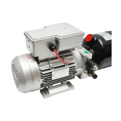 Pompa basculare hidraulica 1.5kW, 220V pentru platforma de lucru la inaltime - imagine 4
