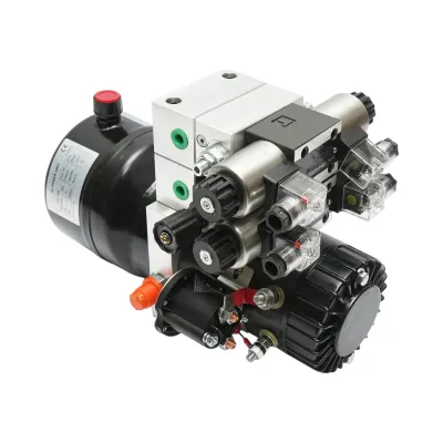 Pompa basculare hidraulica pentru plug zapada 12V, 1.6Kw, 20Bar - imagine 3