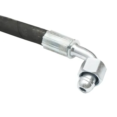 Furtun presiune 3400mm hidraulic 2SN DN10 sertizat cu armaturi 90 grade M20x1,5 si armatura dreapta M20x1,5	 - imagine 3