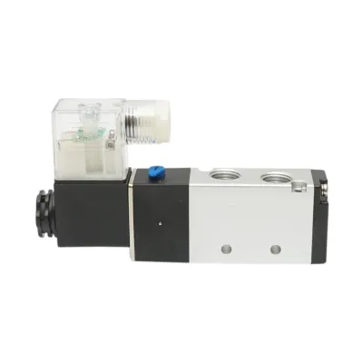 Electrovalva pneumatica 2 circuite 1/4, AC220V IP65 - imagine 4