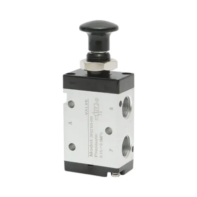Electrovalva pneumatica cu maner 2 pozitii, 3 cai G 1/4 inch 3R210-08