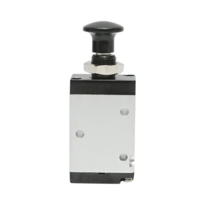 Electrovalva pneumatica cu maner 2 pozitii, 3 cai G 1/4 inch 3R210-08 - imagine 7