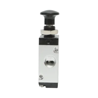 Electrovalva pneumatica cu maner 2 pozitii, 3 cai G 1/4 inch 3R210-08 - imagine 8