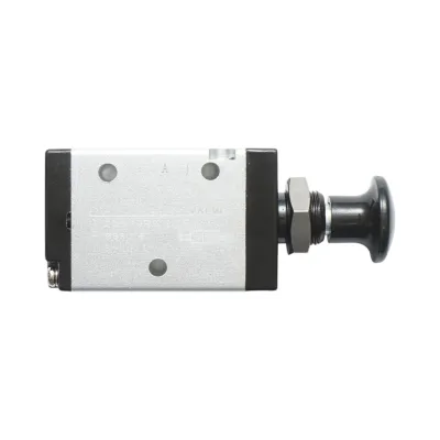 Electrovalva pneumatica cu maner 2 pozitii, 3 cai G 1/4 inch 3R210-08 - imagine 5