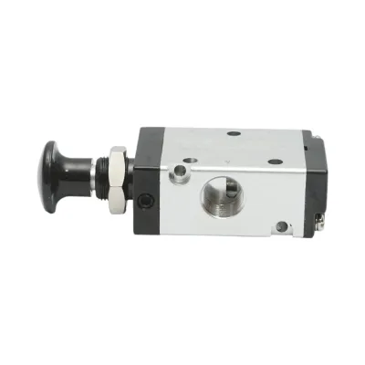 Electrovalva pneumatica cu maner 2 pozitii, 3 cai G 1/4 inch 3R210-08 - imagine 4