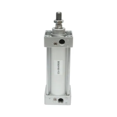 Cilindru pneumatic cu actiune dubla Ø63mm, cursa 100mm, tija filetata M16x1.5mm SC63x100-YCC - imagine 6