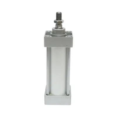 Cilindru pneumatic cu actiune dubla Ø63mm, cursa 100mm, tija filetata M16x1.5mm SC63x100-YCC - imagine 5