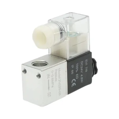 Electrovalva pneumatica 1 circuit 1/4 inch, DC 24V IP65 - imagine 5