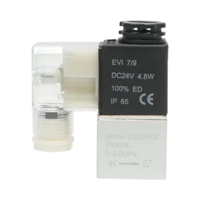 Electrovalva pneumatica 1 circuit 1/4 inch, DC 24V IP65 - imagine 2