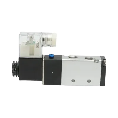 Electrovalva pneumatica 5 cai, 2 pozitii 1/4 inch, DC24V/4.8W, 4V210-08 IP65 - imagine 4