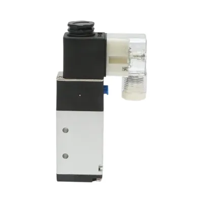 Electrovalva pneumatica 5 cai, 2 pozitii 1/4 inch, DC24V/4.8W, 4V210-08 IP65 - imagine 5