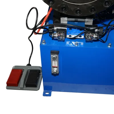 Masina de sertizat furtunuri hidraulice fi 6-51mm 3kW, 380V cu schimbare rapida Breckner Germany - imagine 8
