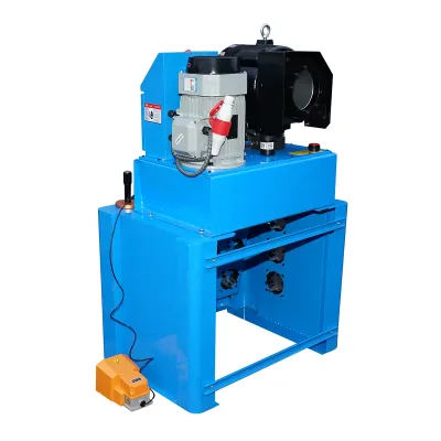 Masina de sertizat furtunuri hidraulice fi 6-69mm 4kW, 380V cu schimbare rapida Breckner Germany - imagine 4