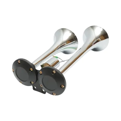 Claxon 2 trompete 12/24V pentru compresor aer - imagine 3