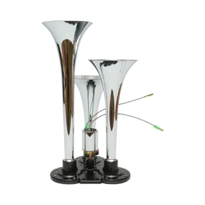 Claxon 3 trompete pentru compresor aer 12/24V - imagine 5