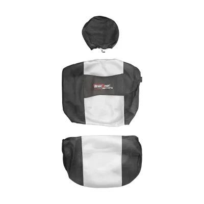 Set huse scaune universale negru gri Breckner Germany - imagine 2