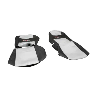Set huse scaune universale negru gri Breckner Germany - imagine 3