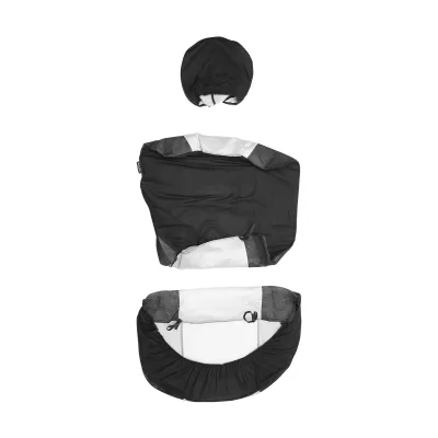 Set huse scaune universale negru gri Breckner Germany - imagine 5