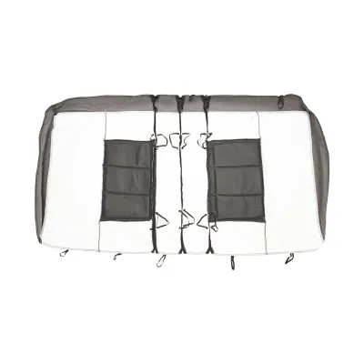 Set huse scaune universale gri negru - imagine 7