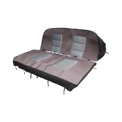 Set huse scaune universale gri negru - imagine 5