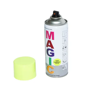 Spray vopsea galben fluorescent 1005 450 ml - imagine 2