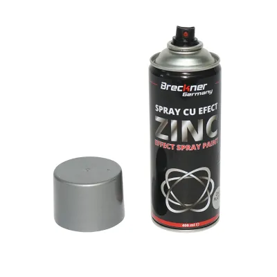 Spray vopsea zinc galvanizare la rece 400 ml - imagine 3