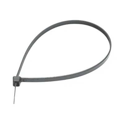 Faseta colier plastic negru 4.7x300mm 100 buc/set Longroad - imagine 3