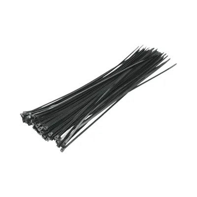 Faseta colier plastic negru 4.8x430mm 100 buc/set Longroad - imagine 2