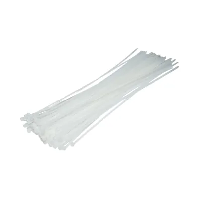 Faseta colier plastic alb 4.8x380mm 100 buc/set Longroad - imagine 2