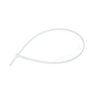 Faseta colier plastic alb 4.8x380mm 100 buc/set Longroad - imagine 3