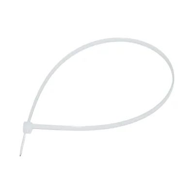 Faseta colier plastic alb 4.7x350mm pentru prindere capace roti auto 100 buc/set Longroad - imagine 3