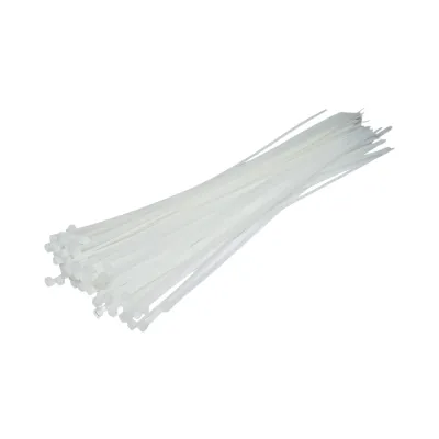 Faseta colier plastic alb 4.7x350mm pentru prindere capace roti auto 100 buc/set Longroad - imagine 2