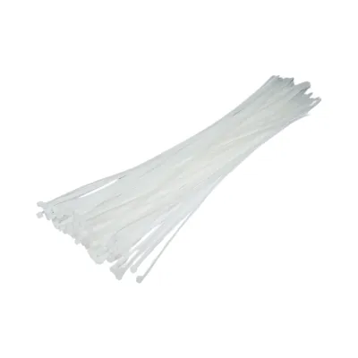 Faseta colier plastic alb 3.6x430mm 100 buc/set Longroad - imagine 2