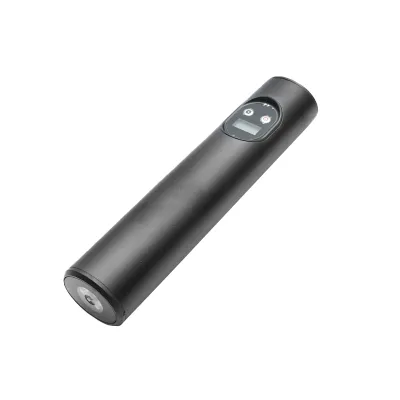 Compresor aer portabil negru 12,4V baterie 6000Am reincarcabila 250x56x47mm cu accesorii - imagine 7