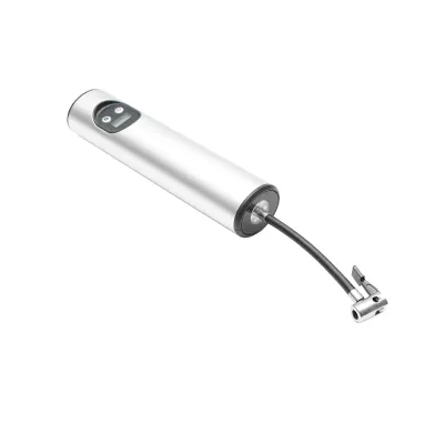 Compresor aer portabil gri deschis 12,4V baterie 6000Am reincarcabila 250x56x47mm cu accesorii - imagine 4