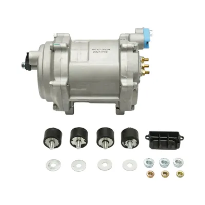 Compresor clima AC 12V pentru clima stationara universala BK90841, BK69393 - imagine 2