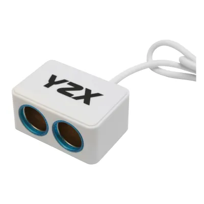 Adaptor bricheta auto dubla 12/24V si 1 port USB 5V 1000mA alb - imagine 5