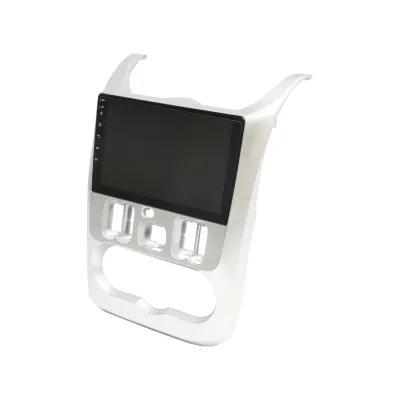 Consola centrala, argintie cu GPS pentru Dacia Logan, Sandero, Duster - imagine 2