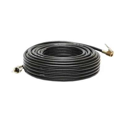 Furtun aer compresor L = 20 m cu capete de legatura pentru umflat roti - imagine 2