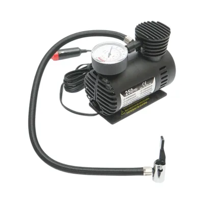 Compresor aer umflat roti 12V 250PSI, cablu 2.8m pentru priza bricheta auto Breckner Germany - imagine 2