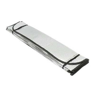 Parasolar parbriz auto 130x60cm folie de aluminiu si ventuze de fixare Breckner Germany - imagine 2