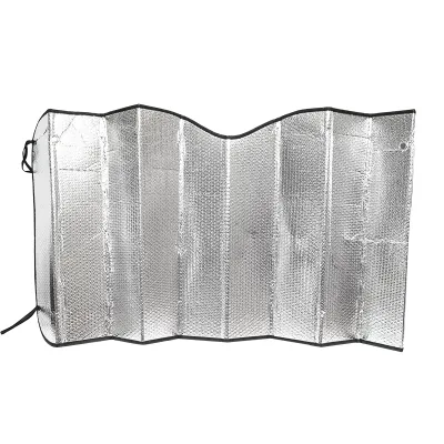 Parasolar parbriz auto 130x60cm folie de aluminiu si ventuze de fixare Breckner Germany - imagine 3